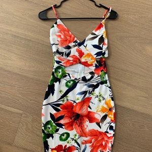 Floral mini dress